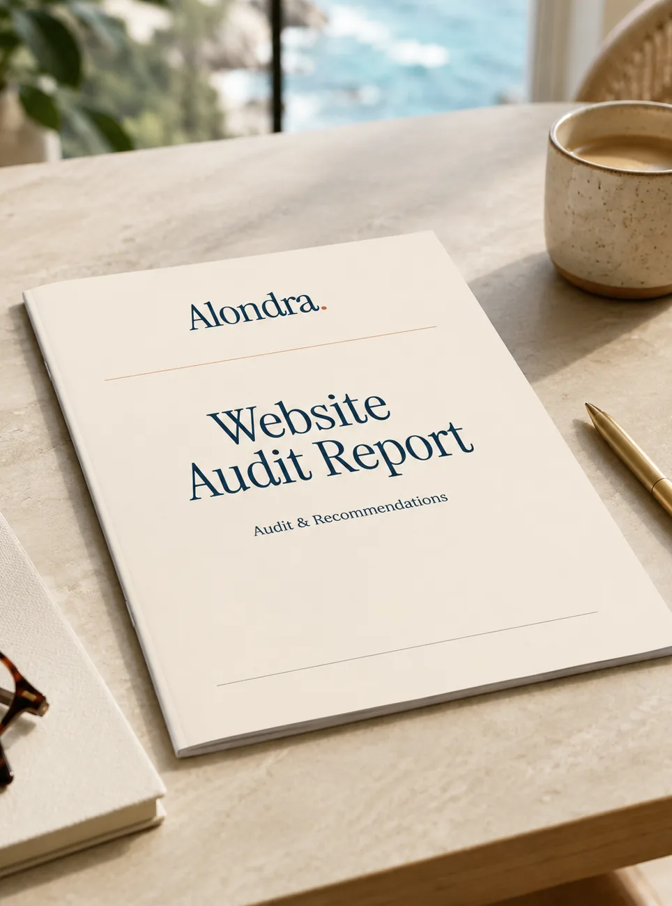 Alondra website audit scorecard report preview